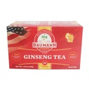 Baumann Premium American Ginseng Tea Bags (20 Tea Bags) - Autentisk Panax Wisconsin Grown Panax Ginseng Herbal Tea - Frisk grön te med antioxidant Ginsenosides för förbättrad fokus & energi
