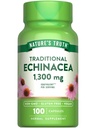 Naturens sanning Echinacea extrakt kapslar | 1300mg | 100 greve | Non-GMO & Gluten Free