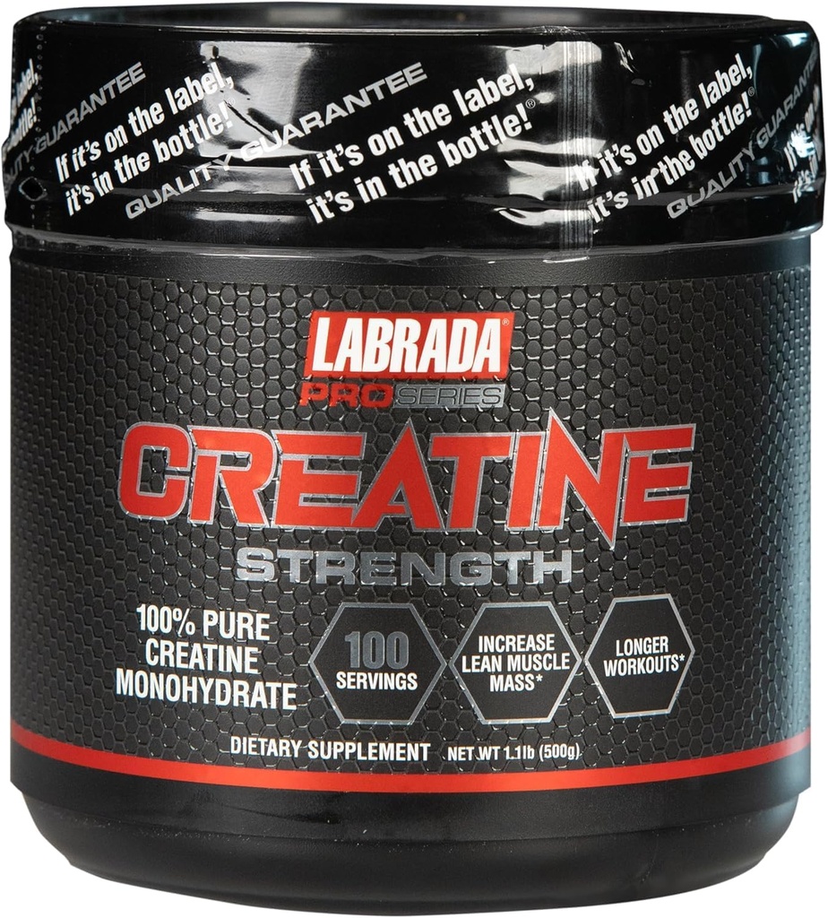 Labrada Pro Series Kreatin styrka, 100 portioner, 500 Grams