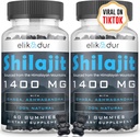 84 000 MG Organic Shilajit Gummies med 85+ Spår Mineraler, Fulvic Acid, Shilajit för Män & Kvinnor, Energi & Immun Support, Hög Potens Gold Grade, Sugar-Free, Vegan, 100% Naturliga 120 Gummies