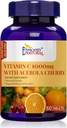 Vitamin C 1000mg med Acerola Cherry (Supports Immune System, Energy Levels, Skin Vitality), GMP, Natural Product Assn Certified, Made in USA - 1000mg, 60 tabletter