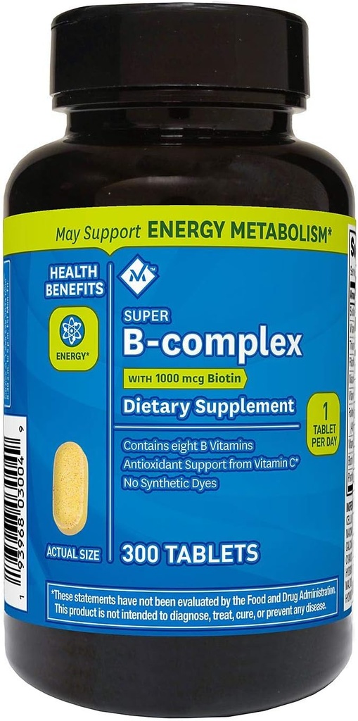 Ayestarmedlems Mark Super B-Complex Dietary Supplement (300 Count)