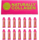 Premium Hydrolyzed Liquid Marine Collagen Supplement - 8000mg Collagen per Sachet Plus 180mg VIT C - Naturlig Tropisk Frukt smak - 14 Sachets per Box