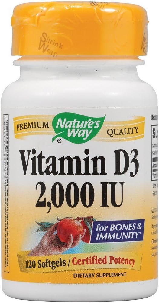 Naturens sätt vitamin D-3 2000 IE 120 mjukgel