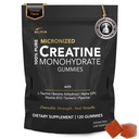 Kreatinmonohydrat Gummies för män och kvinnor - Sugar Free & Vegan Advanced Formel W/L-Taurine + Vitamin B12 - för muskelstyrka, muskelbyggare, återhämtning, energiboost, Pre-Workout Supplement