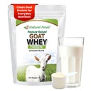 Z Natural Foods Goat Whey Protein Powder Concentrate - Undenatured, Unflavored, Pasture Raised Whey - Ren getproteinpulver med viktiga proteiner för vikthantering, immunstöd, fitness, 1 lb