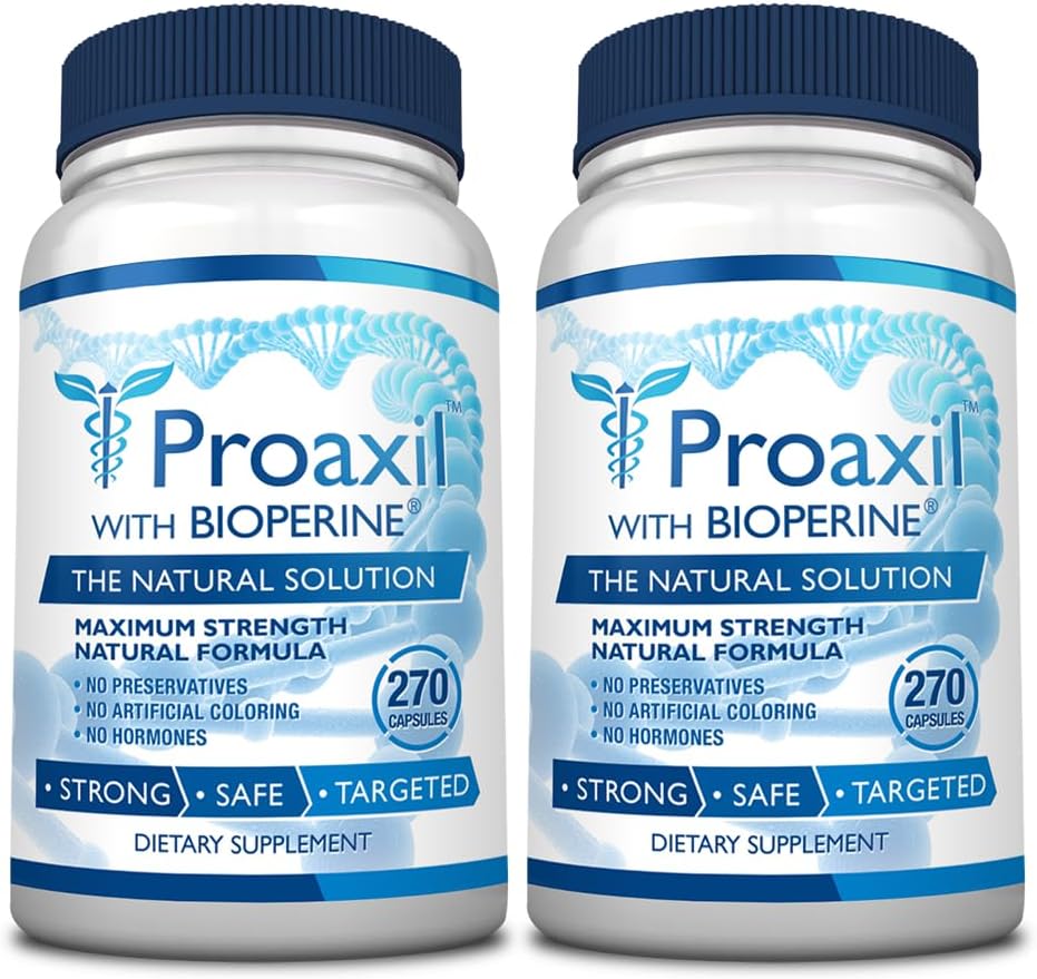 Consumer Health® Proaxil - 540 kapslar - Support Prostate Health - Zink, Saw Palmetto, Bioperine® och Beta Sitosterol - Vegan Friendly, Made in USA - 6 månaders leverans