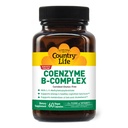 Country Life Coenzyme B-Complex, 60 kapslar - Stöder energi och metabolism, humör och kognitiv funktion - Vegan, glutenfri, biotillgänglig B-vitaminer med kolin