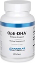 Douglas Laboratories Opti-DHA Enteric-Coated | Essential Omega-3 Fatty Acids för kardiovaskulär hälsa | 60 kapslar