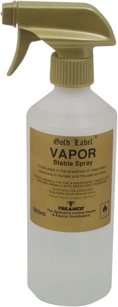 Vapor, Gold Label, andningshjälp för hästar, 500 ml