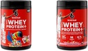 Sex Star Whey Protein Powder Froot Loops Flavor & Strawberry Smoothie | Muscle Building & Recovery Plus Immune Support | 30g Protein | Män & Kvinnor