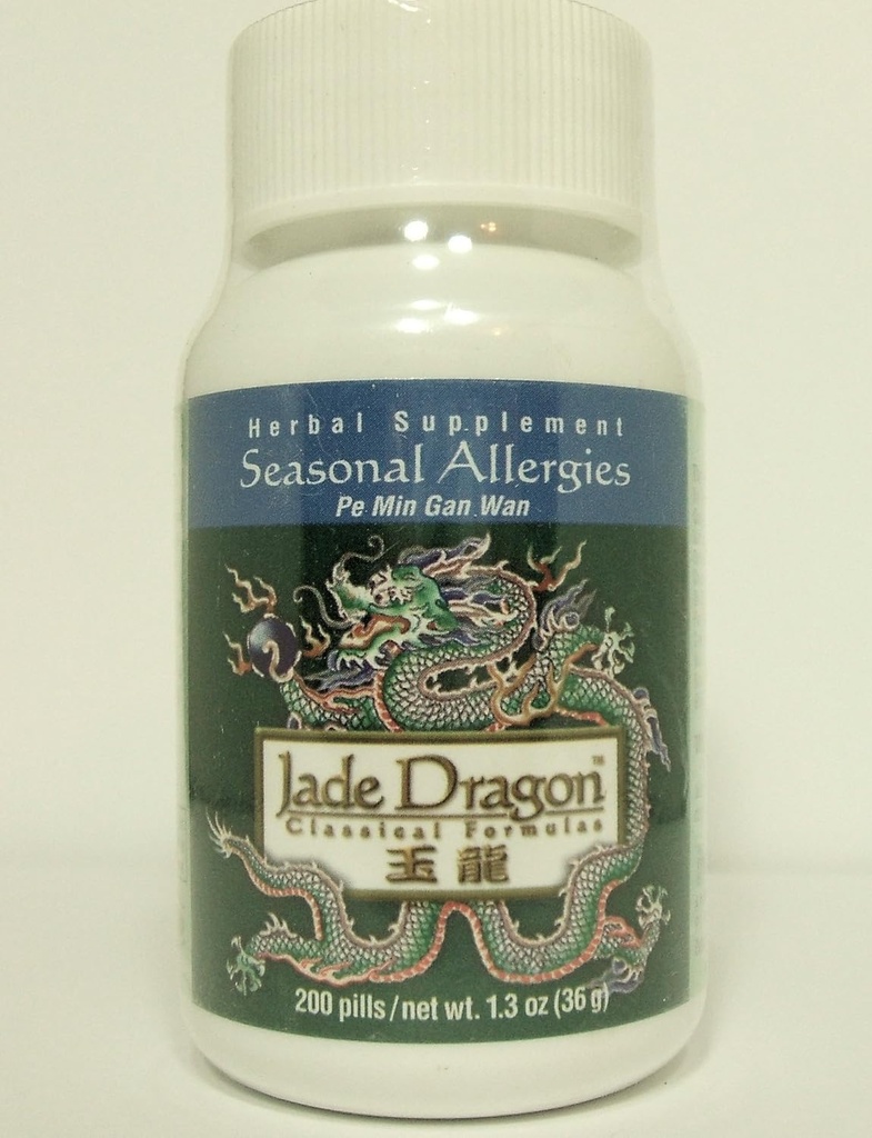 Säsongsallergier, 200 piller, Pe Min Gan Wan, Teapills