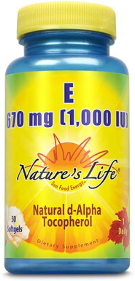 Naturens liv vitamin E, 1000 IE | 50 ct