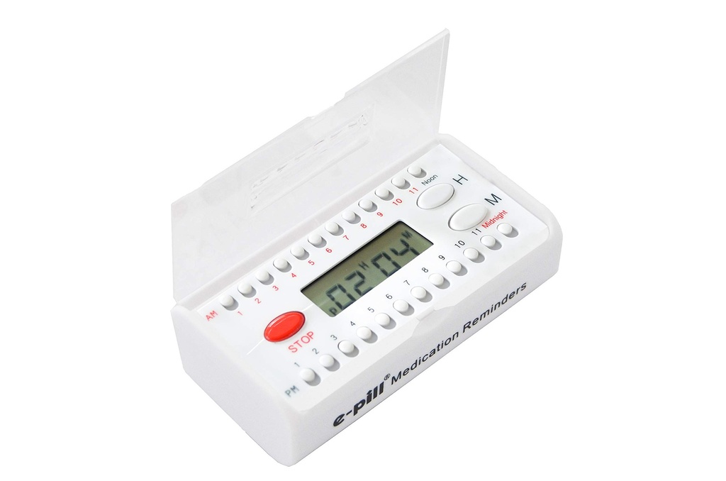 E-Pill 6 Alarm Pocket Timer - Pill, Vitamin och Medicine Medication Reminder - Lätt att höra och sätta