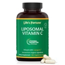 Life's Fortune Liposomal Vitamin C 2100 mg, Fast Acting Absorption, Högre Bioavailability Supporting Immune System, High Antioxidant Supplement Formel - Collagen Booster - 180 kapslar