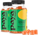 Hydrating Hyaluronic Highlighter Skincare Gummies | Stöder Brighter, Dewy, Plump Skin | Vegan Hyaluronic Acid & Vitamin C Supplement | Non-GMO, Gelatin-Free, Orange Flavor, 60-Day Supply