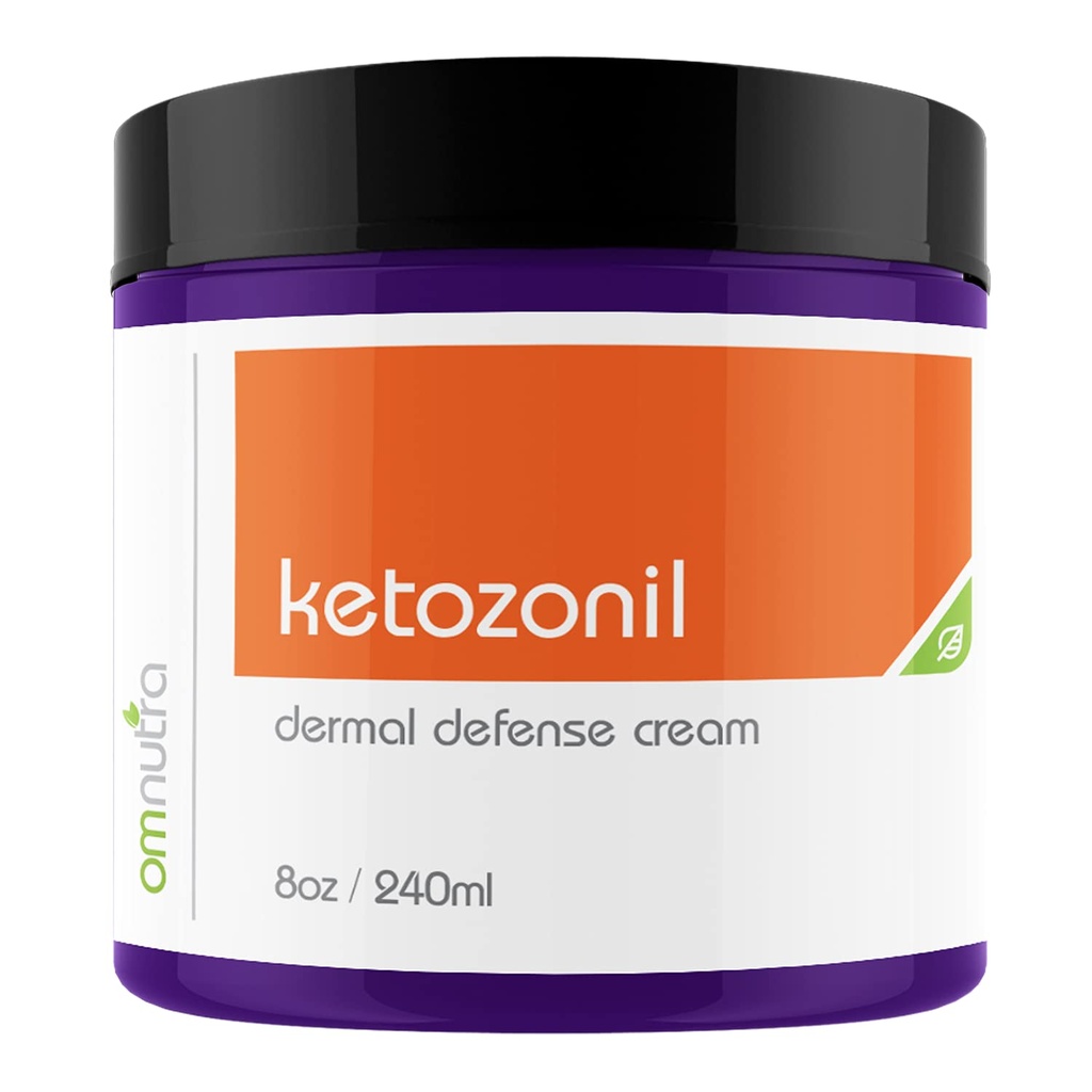 Ketozonil Extra Strength Skin Defense Cream för hud - 8OZ OTC Organic Based Athletes Foot Cream Jock Itch Cream