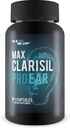 Max Clarisil Pro Ear - Hörselnedsättning & Ear Ringinging Support - Naturlig gurkmeja baserad formel för att stödja minskad svullnad och förbättrad öronhälsa - Max Clarisil Pro Hörselnedsättning