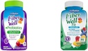 Vitafusion Fiber Well + Probiotics 60 Count och Fiber Well Fit 90 Count Gummy Vitamin Bundles