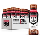 Muskelmjölk Genuine Protein Shake, Chocolate, 25g Protein, 11.16 Fl Oz (Pack of 12), Förpackning kan variera