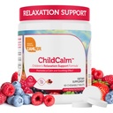 Zahler ChildCalm, Kosher Fruit Punch Chewable Magnesium för barn - Natural Calm, Mood Support och Relaxation - Calming Kids Magnesium Supplement Childrens Magnesium, 60 tabletter