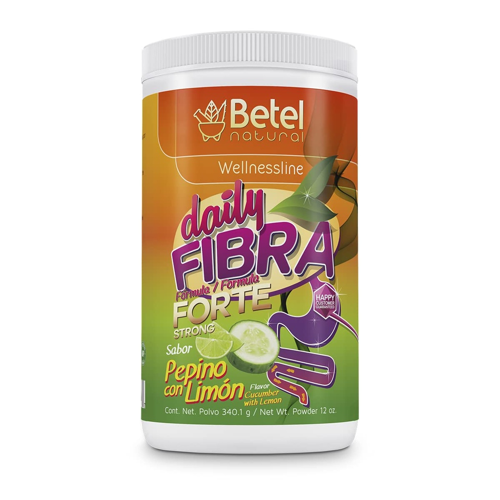 Betel Natural Daily Fibra Forte Formel / Strong Formel - Extreme Colon Cleanse Cucumber med citron (Pepino con Limon)