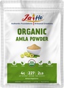 Jai Ho Organic Amla Berry Powder (Amalaki), 2 LB - Rik i Antioxidant Vitamin C | Stöder ImmunityGluten Free, Vegan, Non-GMO - Återförsäljbar Zip Lock Pouch