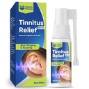 Tinnitus Relief för Ringing Ears, Tinnitus Relief Ear Drops, Natural Tinnitus Rëliëf Spray, Reduce Ear Noise & Improve Hearing, 30 ml