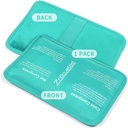 Gel Ice Pack för skador Återanvändbar Soft Freezer Ice Bag med Strap- Hot Cold Compress Packs för Swelling Bruises Surgery Knee Shoulder Foot Back Ankle Neck Elbow Wisdom Tooth-1 Pack