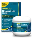 MagniLife Relaxing Leg Cream, Restless Legs, Deep Penetrating Topical för smärta, naturligtvis lugna kramper, obehag och kasta med lavendel och magnesium - 4oz