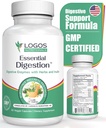 Essential Digestion 90 Veggie Caps - Digestive Enzymes för att förbättra Digestive och Gut Health och lindra matsmältningsfrågor - för män och kvinnor