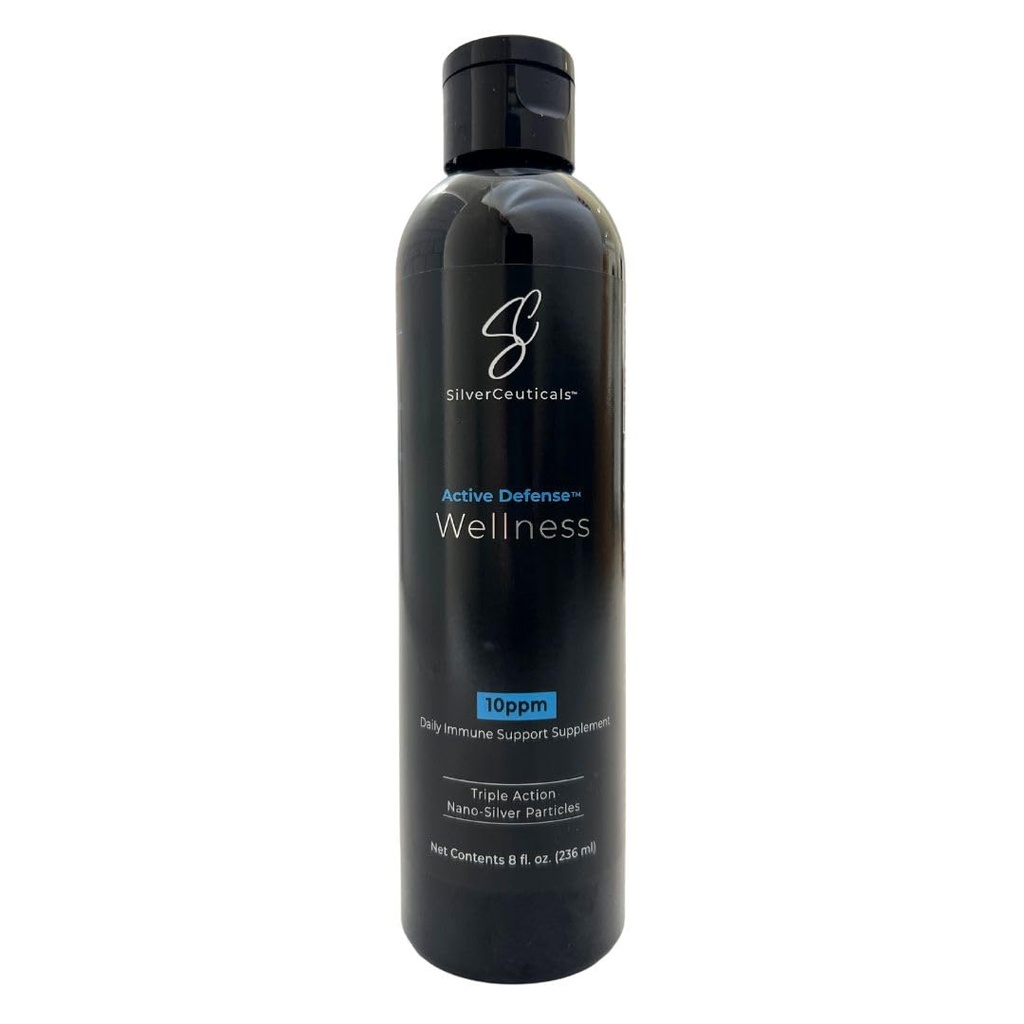 Colloidal Silver w/Nano Technology - 10ppm 8oz - 8X effektivare - naturligt immunstöd - Spara de sjuka dagarna - Ålder 5 & Up - Utför högre PPM Silvers - No Taste & Smell - 3rd Party Tested