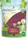 Mat till levande organisk svart Elderberry Juice Powder, 4 pund - Icke-GMO, tillverkad av råtorkade Bär, osulfured, Vegan, Bulk, bra för bakning, Smoothies, Yoghurts, inga sulfiter, innehåller Maltodextrin