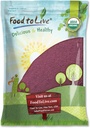 Mat till levande organisk svart Elderberry Juice Powder, 8 pund - Icke-GMO, tillverkad av råtorkade Bär, Unsulfured, Vegan, Bulk, Bra för Baking, Smoothies, Yogurts, Inga sulfiter, Innehåller Maltodextrin