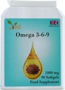 Ved Omega 3-6-9 Food Supplement softgel, från Cold Press Flaxseed Oil, 1000 mg 90 Soft Gel - 90 Days' Supply.