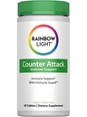 Rainbow Light Counter Attack Immune Support, Dietary Supplement Ger Immune Support, Med Vitamin C, Zink och 3 Målade Herbal Blends, Vegan och Gluten Free, 90 Count