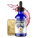 FWS Colloidal Gold Liquid Drops, Ascension Meditation Spiritual Aid Brain Boost, Enhance Awareness Clarity Dreams Intuition, Made från 99,99% Pure Swiss Gold, 100 ppm, Ruby Red, Real 24K