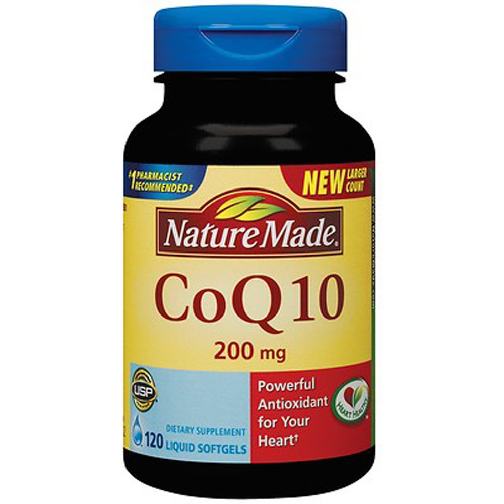Nature Made CoQ10 Naturligt Orange 200 mg - Kosttillskott 120 Softgels