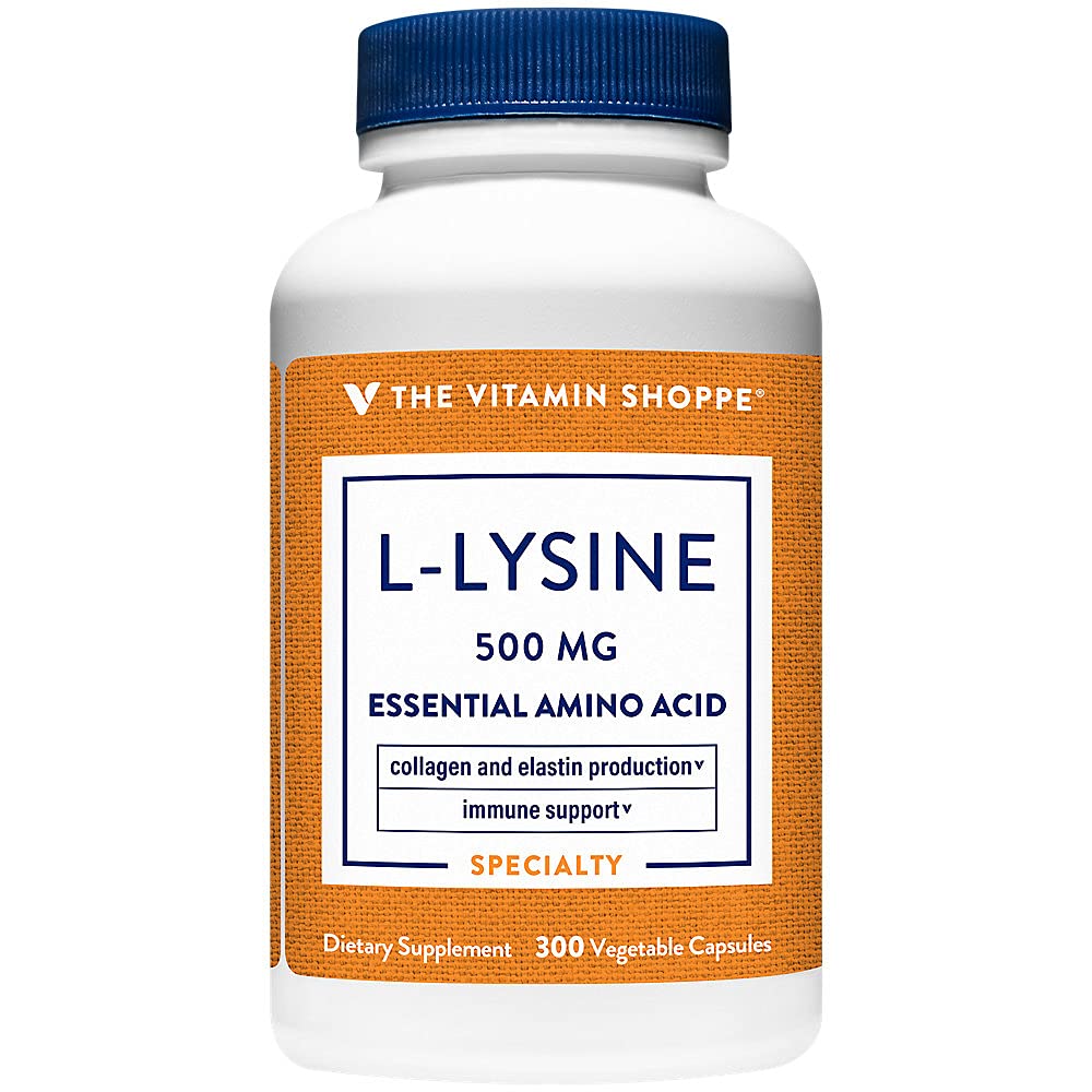Vitamin Shoppe L-Lysine 500MG När dagligen (300 kapslar)