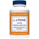 Vitamin Shoppe L-Lysine 500MG När dagligen (300 kapslar)
