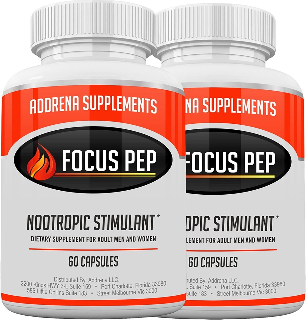 2 Pack- Over the Counter Stimulants to Speed Up Naturally: Studera alternativa och bästa energitillskott för Nootropic Brain Boosting, 120 piller