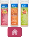 Relion Glucose tabletter (Mix Flavors) Orange, Tropical och Fruit Punch - Totalt 30 tabletter + STS Sticker.