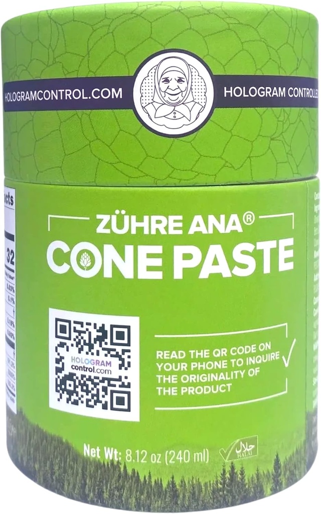 Pine Cone Paste - Alpha Pineen hjälper till med korthet av andningshjälp, hosta symtom, immunstöd och förbättrad energi (8 oz) 8.0 Fl Oz