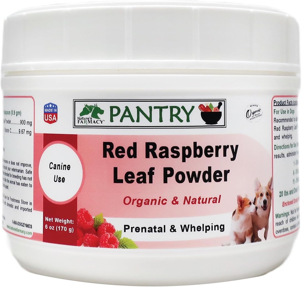 Dogzymer Organic Red Raspberry Leaf Powder (6 Ounce)