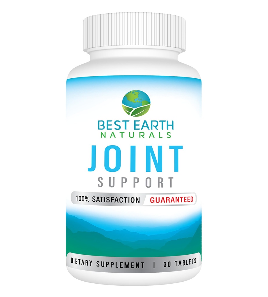 Bästa Earth Naturals Joint Support-Glucosamine, Chondroitin, MSM & Special Vitamins & Nutrients för Back, Hip & Joint Support - Gemensamt Supplement för Joints, Muscle & Flexibility 30 Day Supply