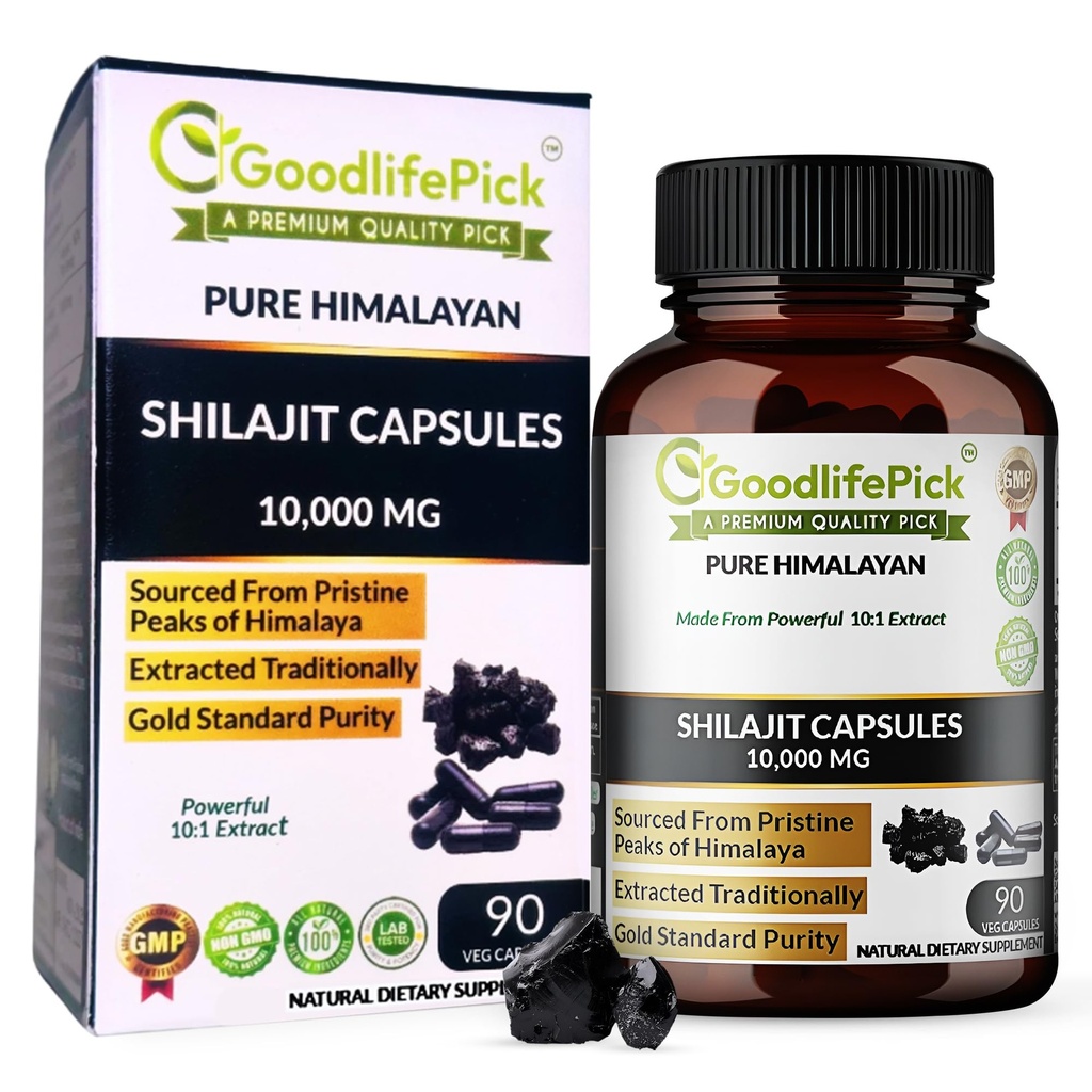 Rena Himalaya Shilajit kapslar. Maximal styrka Natural Shilajit Rich i Trace Mineral & Fulvic Acid. Hög höjdkälla. Vegan NonGMO 90ct. Extraherad traditionellt ingen rismjöl