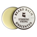 Strejkande Viking Beard Balm för män - Lämna i skägg Conditioner - Styling Balm Made med naturligt härledda skägg smör, Argan & Jojoba oljor (2 Ounce (Pack of 1), Unscented)