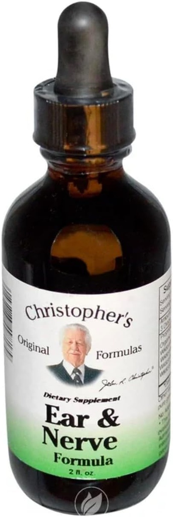 Christophers ursprungliga formler Ear och Nerve Extract, Nervous System Support, 2 fl oz - Pack med 2