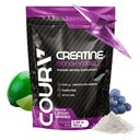 COURA Creatine Monohydrate Lemon-Berries Flavor - Sports Supplement - Styrka och uthållighet - Perfekt för intensiv träning - Glutenfri - flaska gratis - 450g