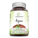 Fantastiska Indien Arjuna (Made with Natural Arjuna) 500 Mg Supplement | Vegetariska kapslar | Icke-GMO | Glutenfri | Made in USA (1 Pack | 120 greve)